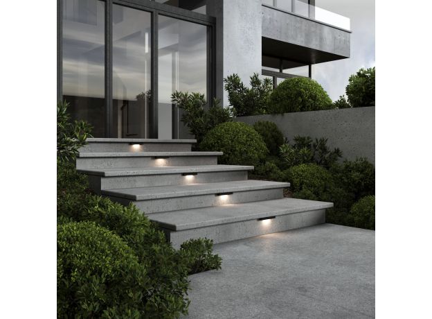 Светодиодная накладная подсветка для лестниц 40163/LED 3000К черный IP65 40163/LED