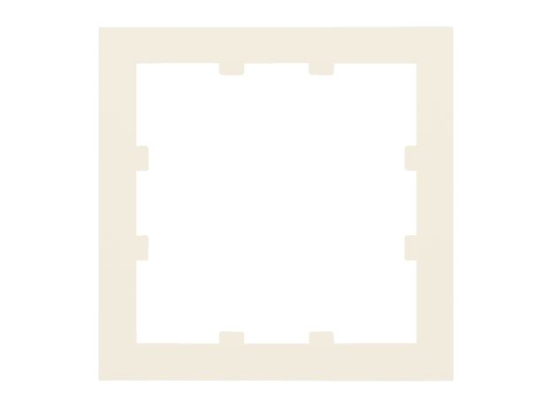 Адаптер 55х55 мм, кремовый сатин (32881 MC)