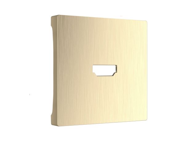 W1196010/ Накладка для розетки HDMI (шампань рифленый) W1196010