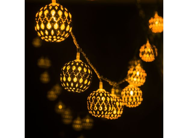 Гирлянда нить золото/теплый белый с эффектом мерцания 2,8м IP20 400-003 золото/теплый белый с эффектом мерцания