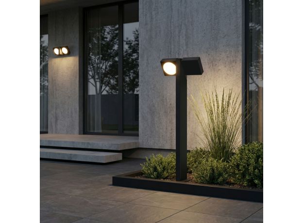 Ландшафтный поворотный светильник Twin 3000K IP54 35170/F черный