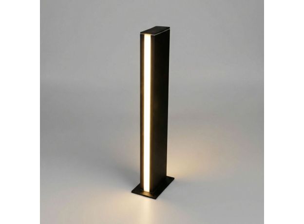 Ландшафтный светильник уличный Flat 3000K чёрный 1538 TECHNO LED черный