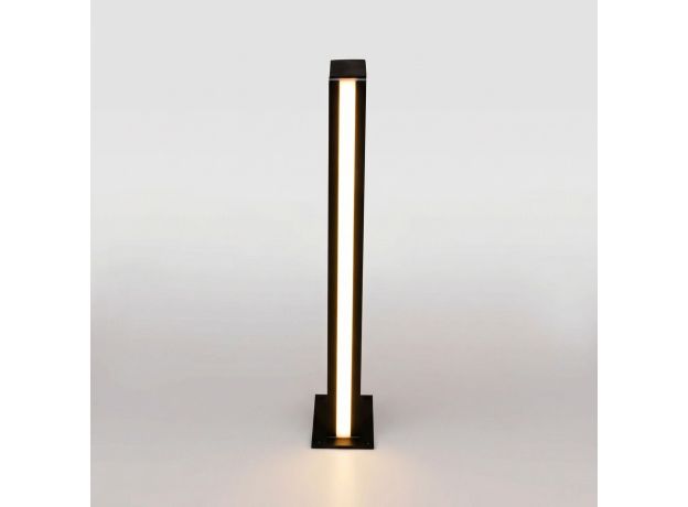 Ландшафтный светильник уличный Flat 3000K чёрный 1538 TECHNO LED черный