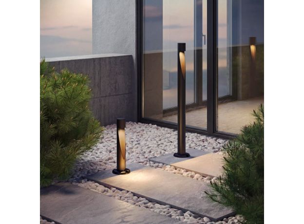 Ландшафтный светодиодный светильник Recess 3000K черный IP65 35177/S черный