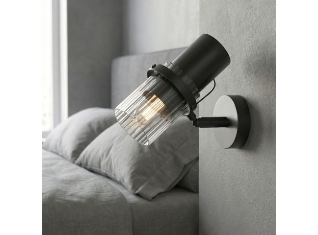 Настенный светильник с поворотным механизмом 503111 черный