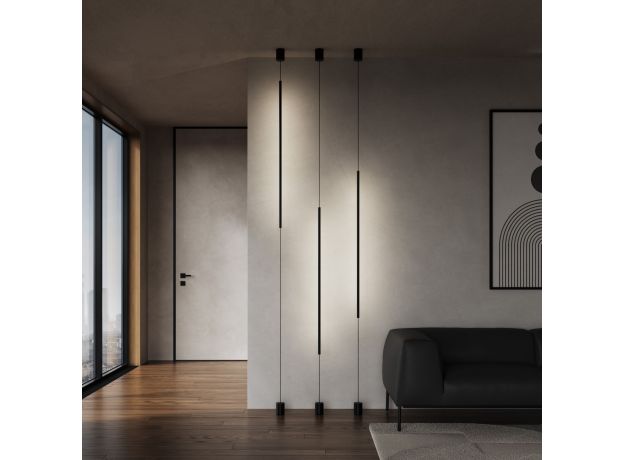 Подвесной светодиодный светильник с утяжелителем 604051 LED 4000К черный