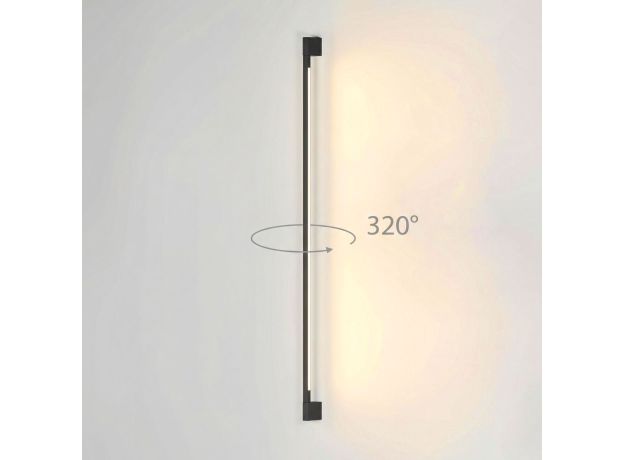 Уличный настенный поворотный светильник Argos 3000K черный 35121/D черный