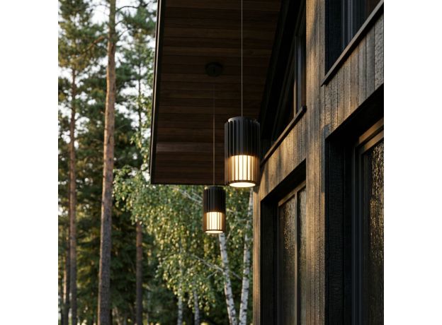 Уличный подвесной светильник Entero 3000K IP54 35189/H черный