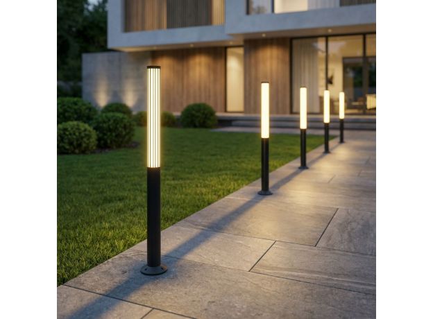 Уличный светодиодный светильник  Peak 3000K черный IP54 35196/F черный