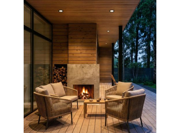 Встраиваемый точечный светильник IP54 35128/U черный