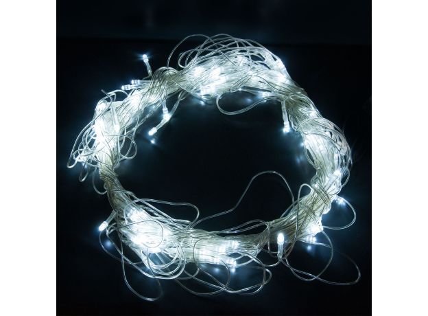 Новогодняя гирлянда сеть белый 1,5*1,5м IP20 300-001 белый