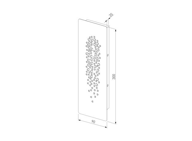 Настенный светодиодный светильник 40149/1 LED черный