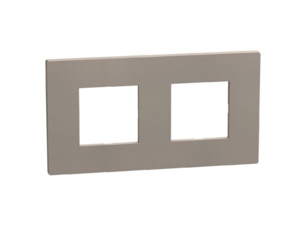 Bticino Light Now - рамка 2x2m 71mm, цвет камень - YA4802M2GG