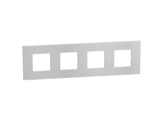 Bticino Light Now - рамка 2x4m 71mm, цвет белое волокно - YA4802M4WV