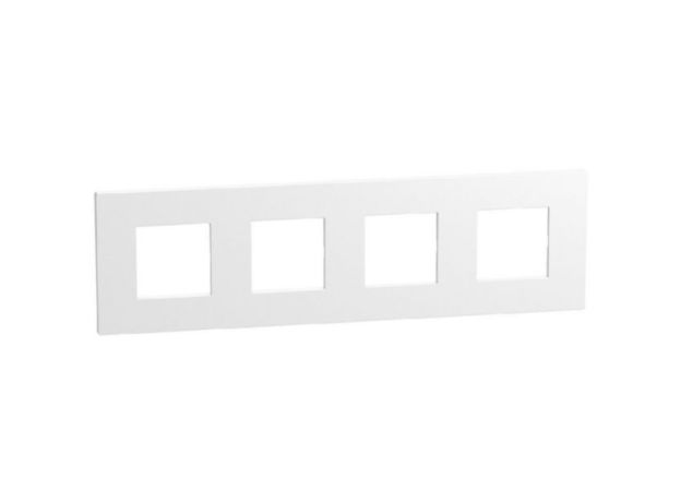 Bticino Light Now - рамка 2x4m 71mm, цвет белый - YA4802M4WW