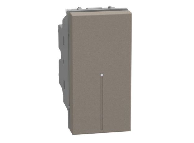 Bticino Light Now - переключатель Axial 1 модуль, цвет камень - YG4053A