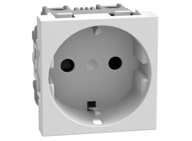 Bticino Light Now - розетка немецкого стандарта 2К+З, цвет белый - YW4141