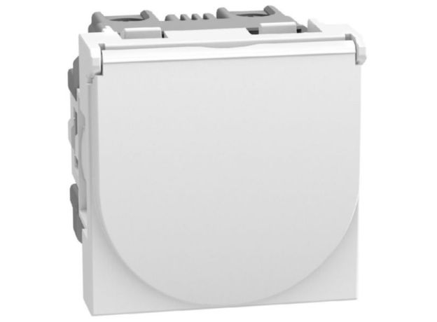 Bticino Light Now - розетка с крышкой 2К+З, цвет белый - YW4141P