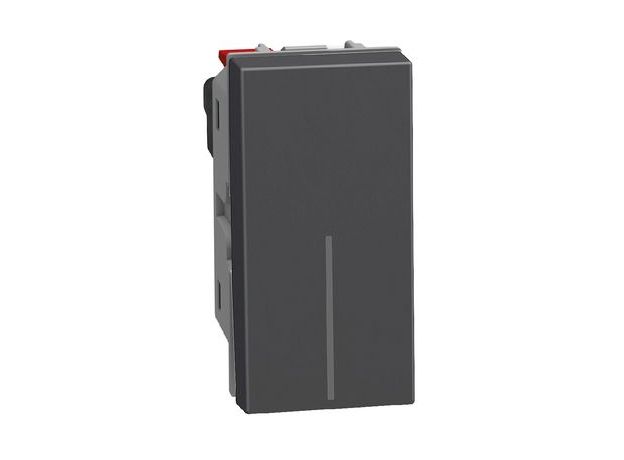 Bticino Light Now - выключатель Axial 1 модуль, цвет черный - YD4051A
