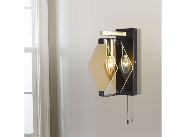 Бра в стиле лофт 60116/1 черный