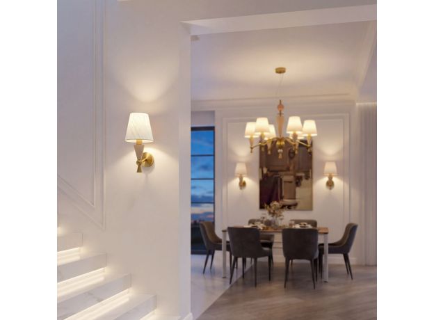 Настенный светильник с керамическим декором 103014