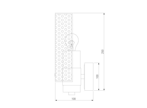 Бра в стиле лофт 70139/1 никель