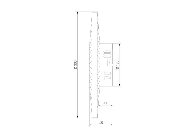 Настенный светодиодный светильник с тканевым рассеивателем 101002 LED