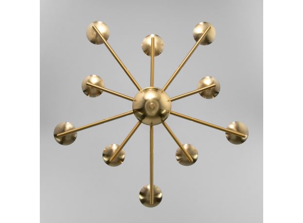 Классическая подвесная люстра 60150/10 латунь