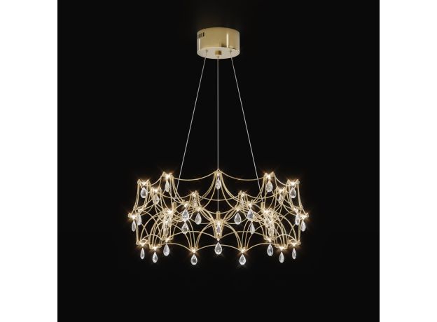 Подвесная светодиодная люстра с пультом управления 90401 LED