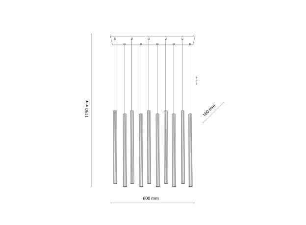Подвесной светильник 11488 Ferro Sabia