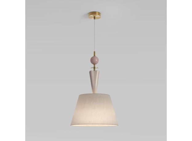 Подвесной светильник с декором из керамики 104014