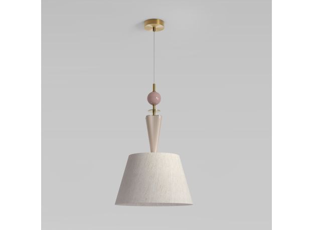 Подвесной светильник с декором из керамики 104014