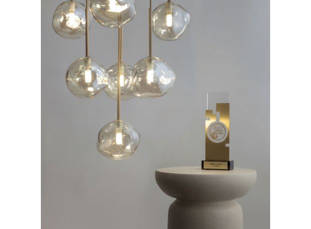 Подвесной светильник со стеклянным плафоном 11327 Lava Sabia