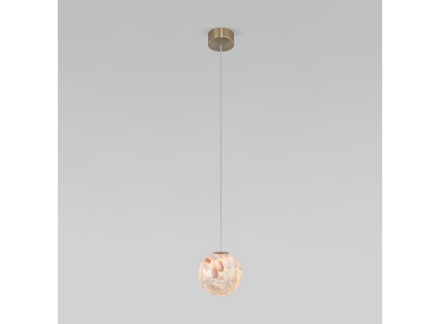 Подвесной светильник со стеклянным плафоном ручной работы 1_101