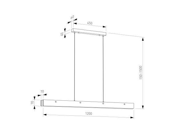 Подвесной светодиодный светильник из алебастра 604053 LED латунь/ алебастр