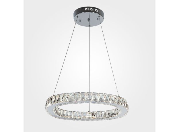 Светодиодная люстра с хрусталем 90023/1 хром