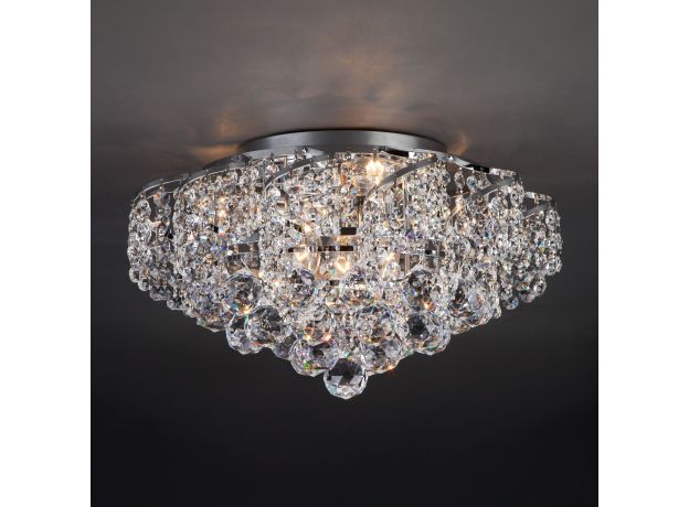 Хрустальная потолочная люстра 16017/6 хром