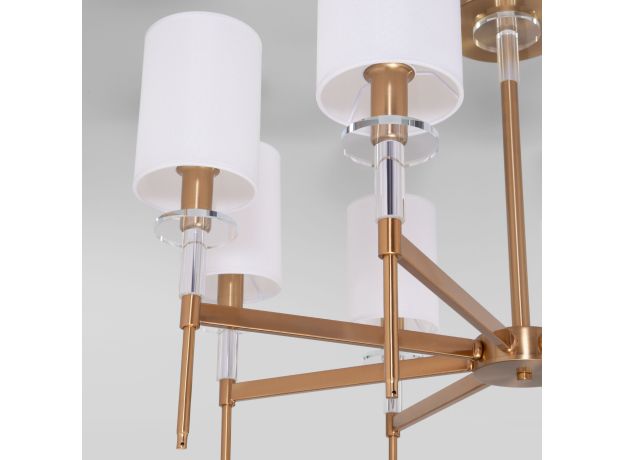 Классическая потолочная люстра 60132/8 латунь