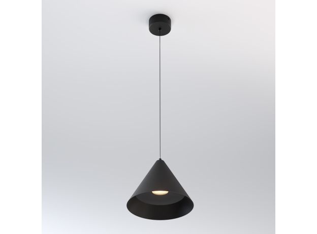 Светильник подвесной светодиодный Conus 16W 4000K черный 50316 LED