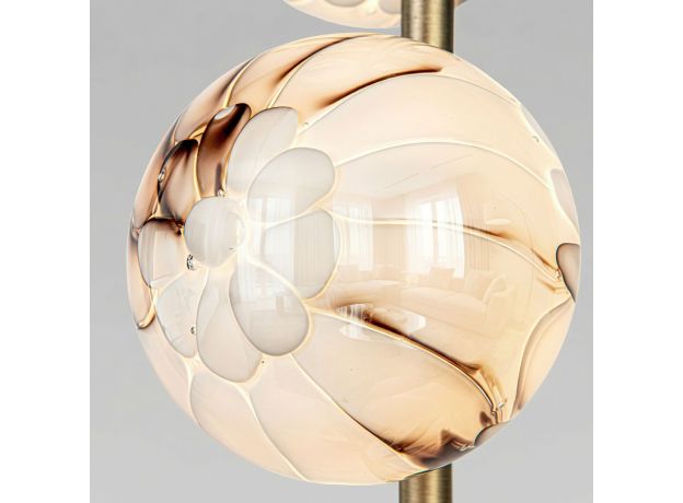 Торшер со стеклянными плафонами ручной работы 1_101/5