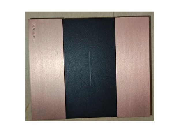 KA4802MD Bticino LIVING NOW. Декоративная рамка 2 модуля. Медь