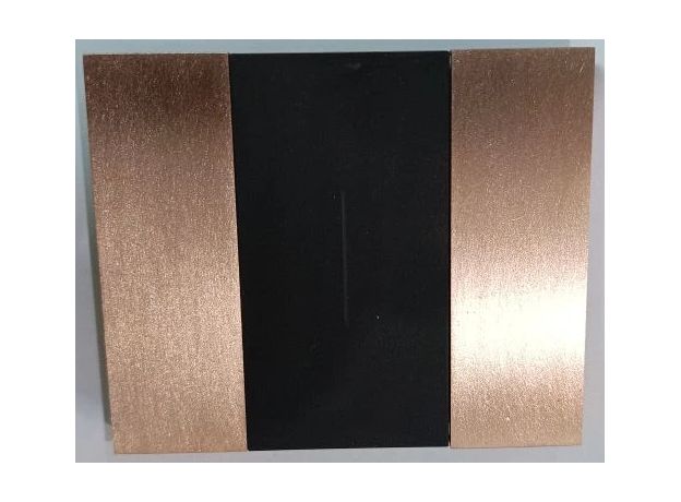 KA4802MD Bticino LIVING NOW. Декоративная рамка 2 модуля. Медь