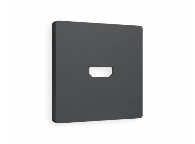AP9140 Лицевая панель ALFA (Графит Мягкое касание) для HDMI розетки QUANT