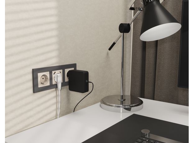 MA330010 Комплект механизма электрической розетки ALFA Бежевый матовый 2USB A+C 20W (быстрая зарядка) с/з QUANT (AP3300, VM160)