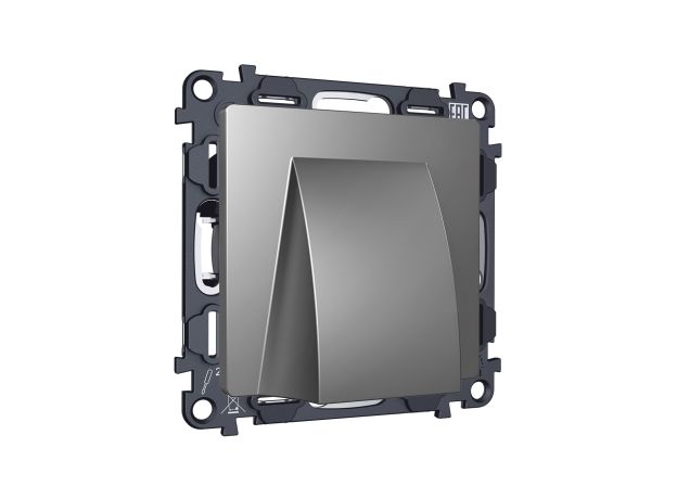 MA665810 Комплект вывода кабеля с фиксатором ALFA Антрацит серый QUANT (AP6658, VM238)
