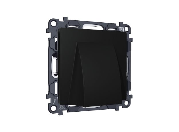 MA815810 Комплект вывода кабеля с фиксатором ALFA Черный матовый QUANT (AP8158, VM238)