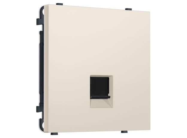 MS332010 Комплект механизма компьютерной розетки SIGMA Бежевый матовый RJ-45 (8P8C) CAT6 с/ш QUANT PRO (SP3320, PR188)