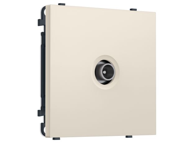MS333030 Комплект механизма TV розетки проходной SIGMA Бежевый матовый 5-1000 MHz 4dB QUANT PRO (SP3330, PR211)