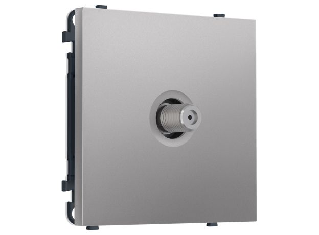 MS513050 Комплект механизма TV розетки SAT SIGMA Сталь матовый 5-2400MHz 3.5dB QUANT PRO (SP5130, PR215)