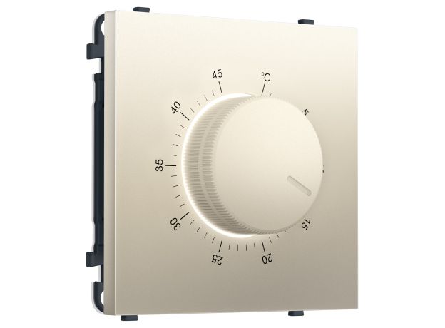 MS545710 Комплект механизма терморегулятора с датчиком для теплого пола с подсветкой SIGMA Шёлк 16A-250V QUANT PRO (SP5457, PR1381)
